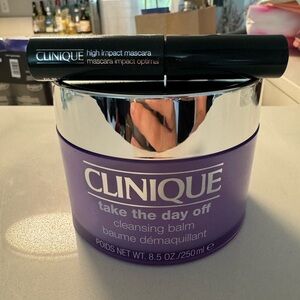 Clinique Purple Cleansing Balm and Black Mascara Set